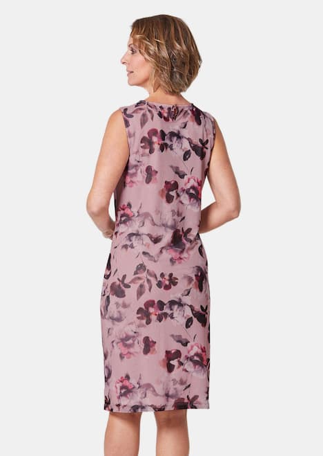 GOLDNER Jurk Elegante jurk van zacht mesh