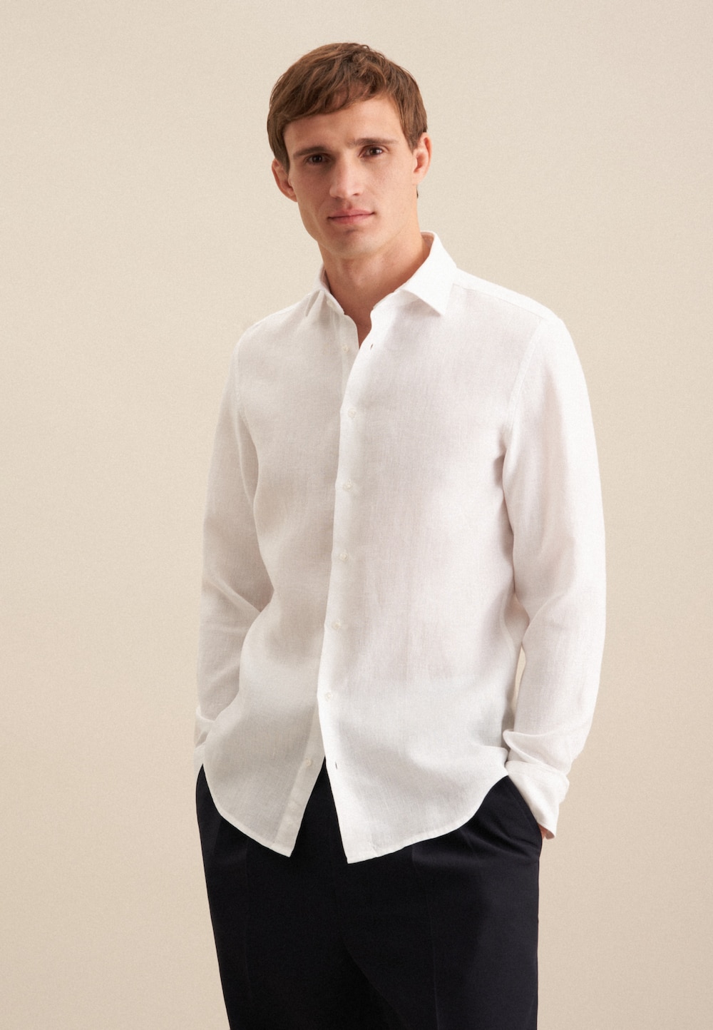 Herren Business Hemd - Uni