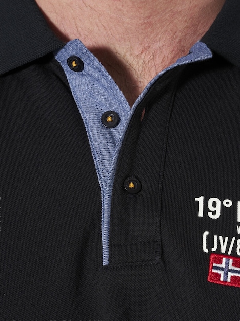 Langarm-Poloshirt LOKI