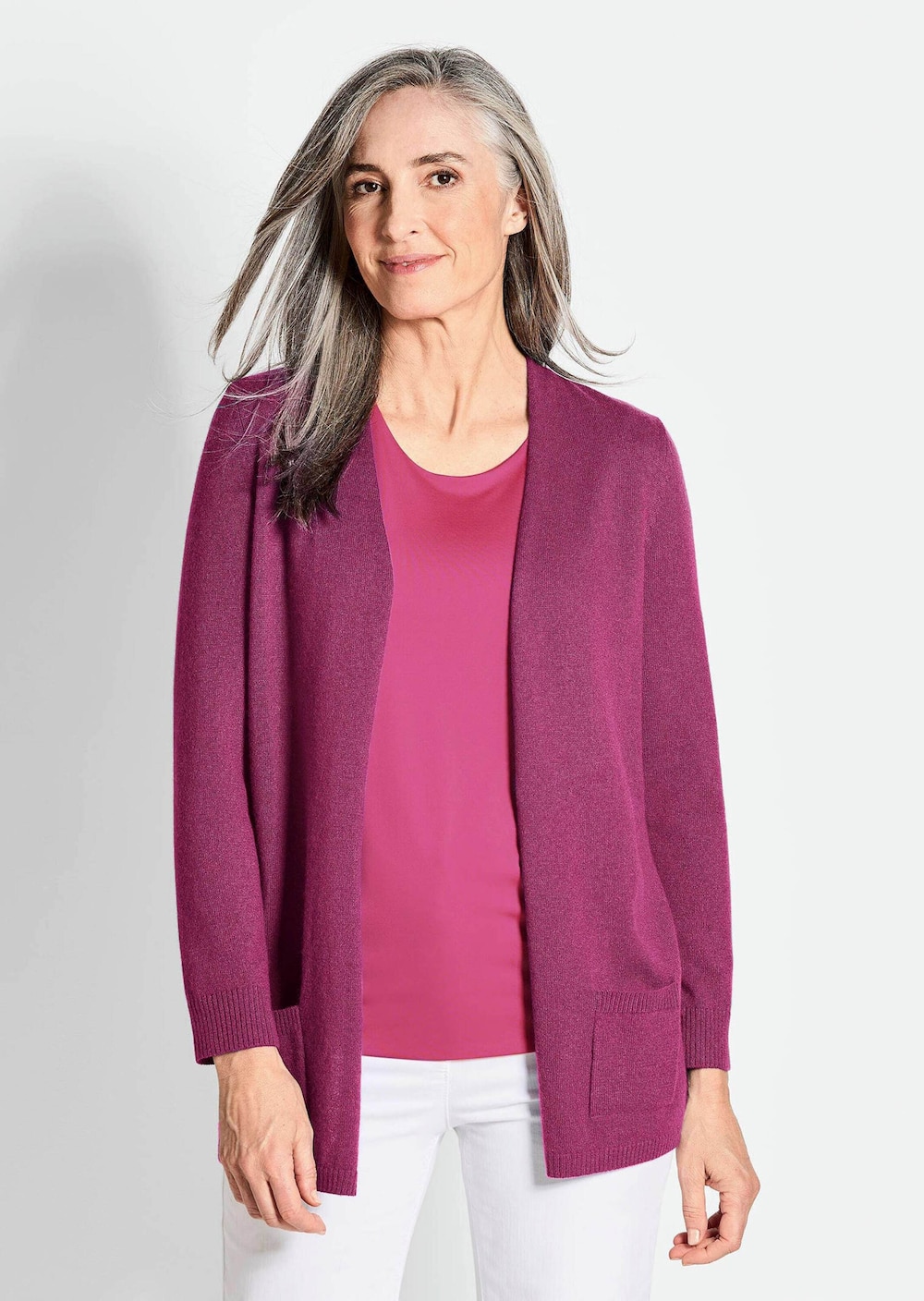 Kuschelweiche Kaschmir-Strickjacke