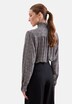 Damen Ausgestellte Bluse - Druck
