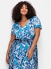 Kleid Kurzarm Print