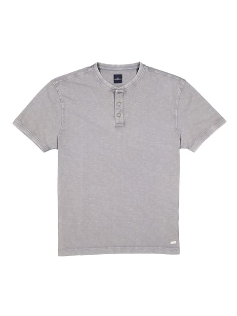 engbers Herren Henley-Shirt uni , Grau