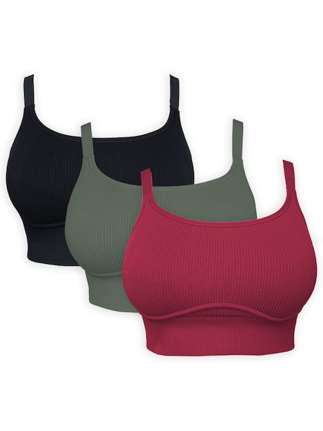 Set-3x-Bustier FREEDA Bustier ohne Bügel