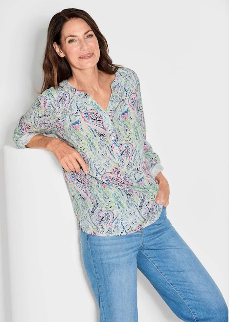 GOLDNER Blouse met print Gedessineerde blouse met unieke print