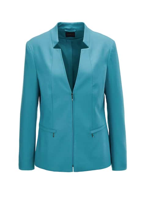 Blazer mit raffinierter Kragenlösung