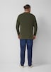 Strickpullover mit Crew Neck und Strukturmuster