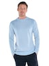 Herren Strickpullover aus edler Baumwolle , Hellblau