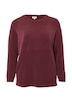 Scuba-Sweatshirt im Relaxed Fit mit Prägung