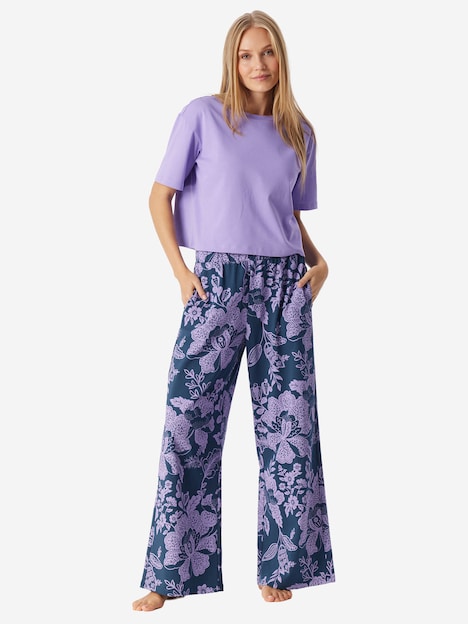Schiesser Damen Pyjamahose Mix Relax multicolor3