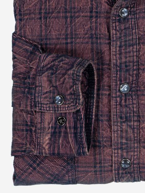 engbers Herren Langarm-Hemd kariert , Hellrot