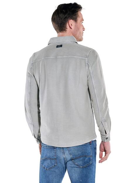 engbers Herren Poloshirt langarm , Silbergrau