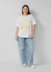 Baumwollshirt mit Frontprint