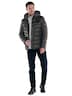 engbers Herren Lederjacke , Schwarzbraun