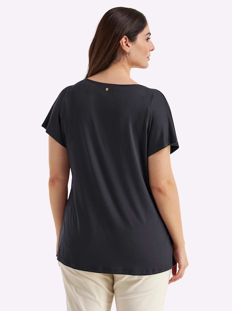 Kurzarm-Shirt Kurzarm Ohne Kragen
