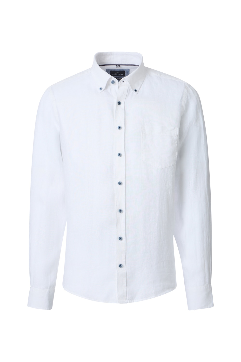 Leinenhemd uni Casual Fit