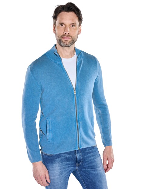 Herren Cardigan , Royalblau