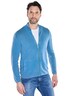 Herren Cardigan , Royalblau