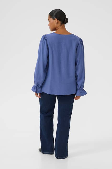 Langarm-Bluse Regular fit