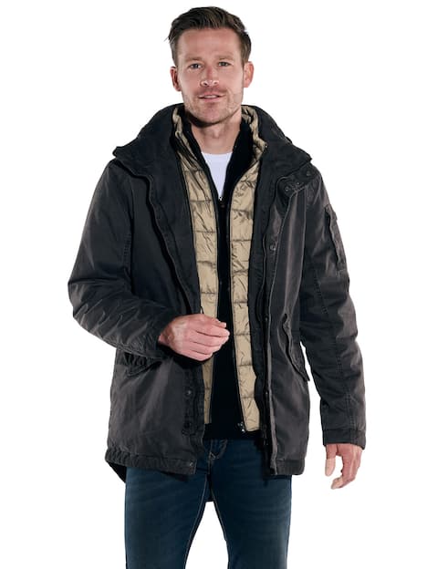 Jacke mit heraustrennbarem Inlet