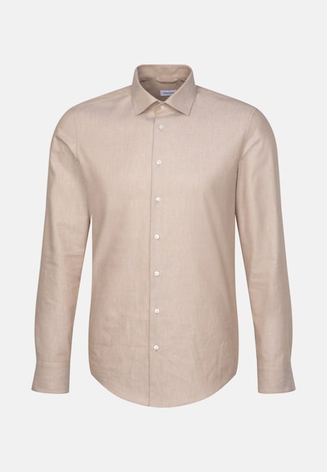 Herren Flanellhemd - Uni