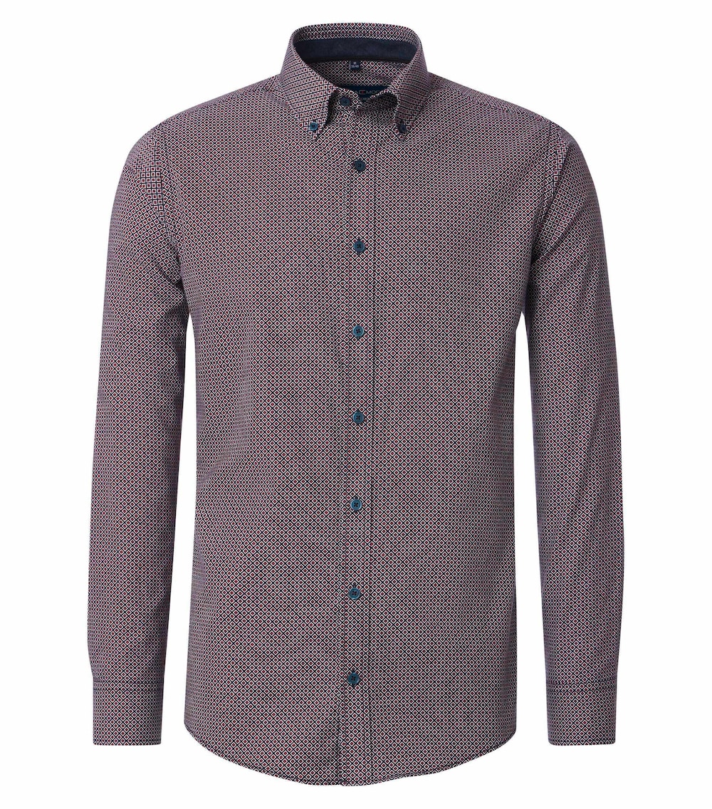 Freizeithemd Print Comfort Fit