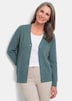 Elegante Strickjacke mit V-Ausschnitt