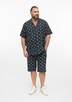 Detroit: Strukturierte Shorts mit All-over-Print