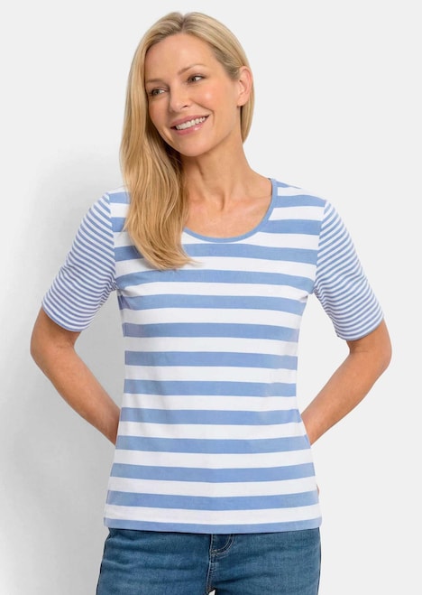 Streifenshirt aus softer Baumwollmischung