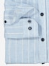 Herren Langarm-Hemd mit Leinenanteil , Hellblau