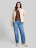 Slim Fit Langarmshirt mit U-Boot-Ausschnitt