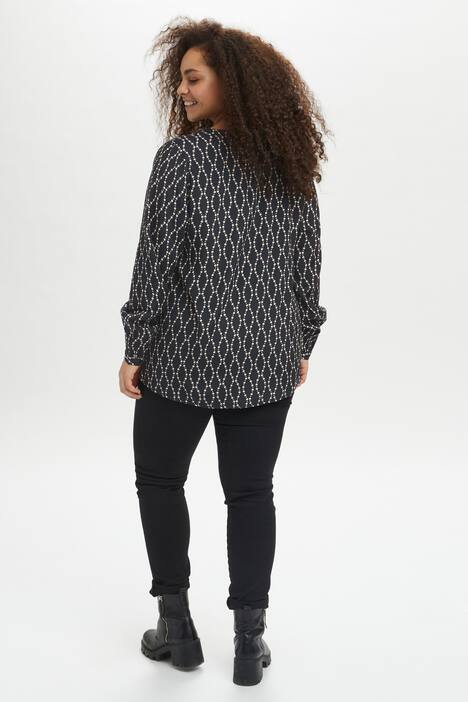 Langarm-Bluse Regular fit