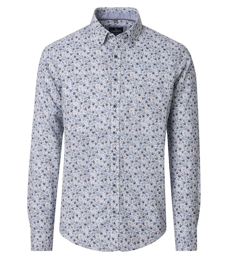 Leinenhemd Print Casual Fit