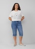 Jeans / Slim Fit / Mid Rise / Capri Length