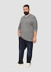 Strukturierter Pullover mit V-Ausschnitt