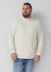 Strukturiertes Sweatshirt mit Rippbündchen