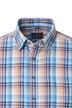 Leinenhemd Kurzarm kariert Casual Fit