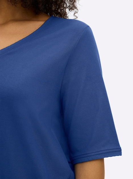 Shirt Kurzarm Ohne Kragen
