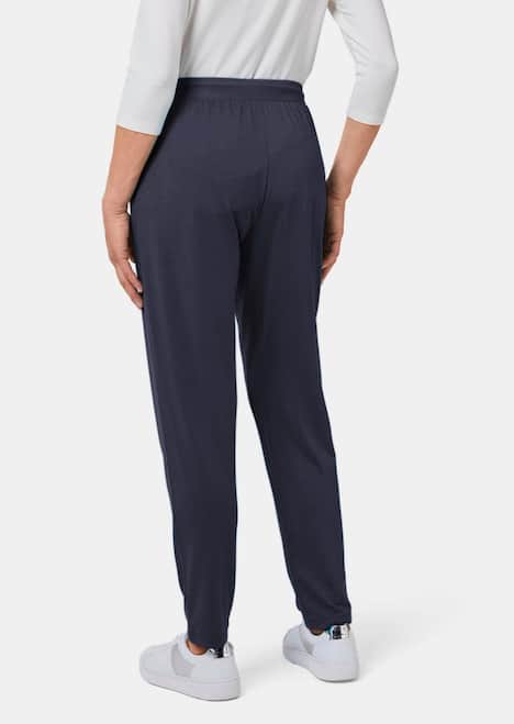 GOLDNER Broek Comfortabele slinky broek met elastische tailleband