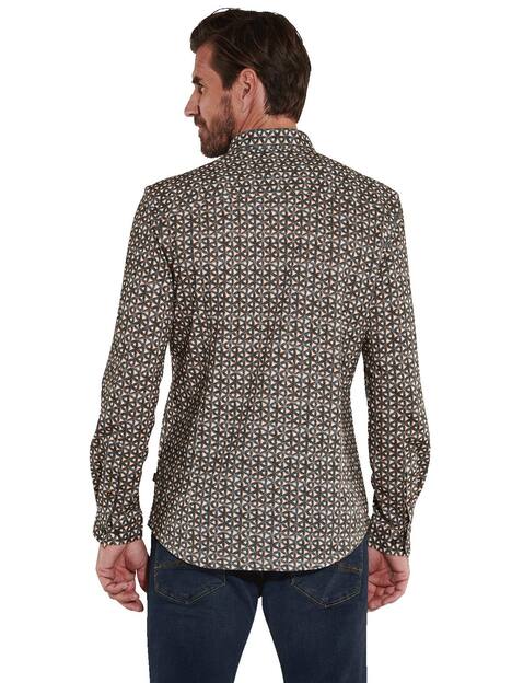 engbers Herren Hemd langarm , Orange