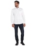 engbers Herren Langarm-Hemd uni , Reinweiss