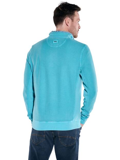 engbers Herren Sweatshirt regular , Tuerkis