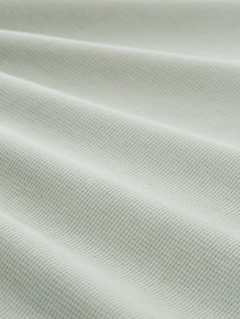 Henley Langarmshirt mit Waffelstruktur