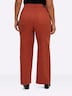 Jeans Jeans mit weitem Bein und High-Waist-Bund Formbund Uni