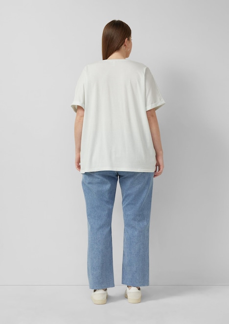 T-Shirt im Modalmix
