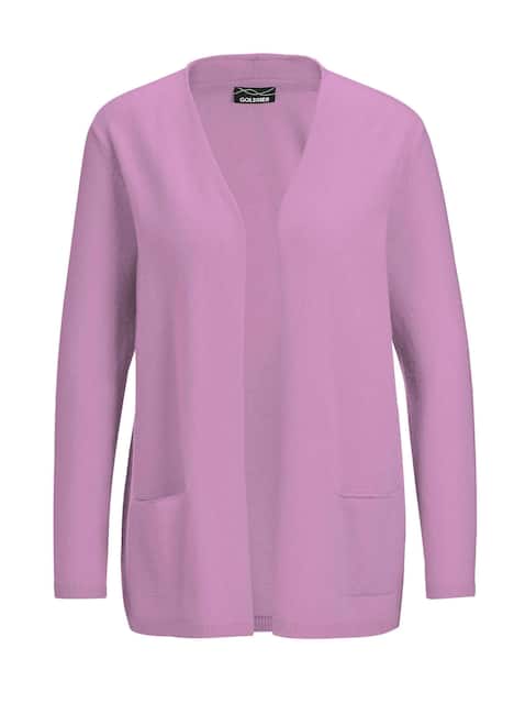 GOLDNER Lang tricot jasje van kasjmier Lang tricot jasje van kasjmier