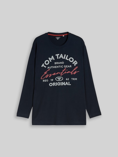 Langarmshirt mit Logo-Print