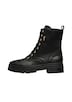 Stiefel in Leder-Optik mit Schnürung