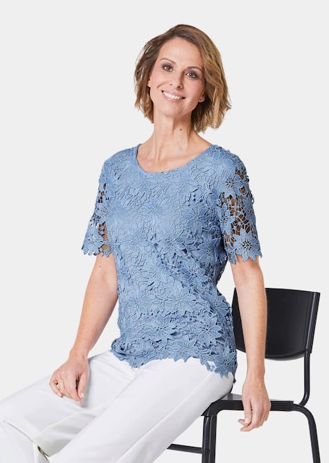 Festliche Bluse aus edler Spitze