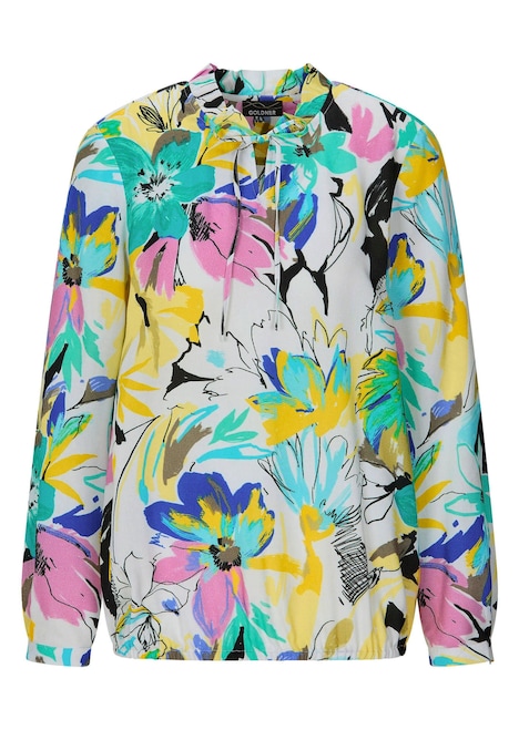 Viscose blouse met bloemenprint